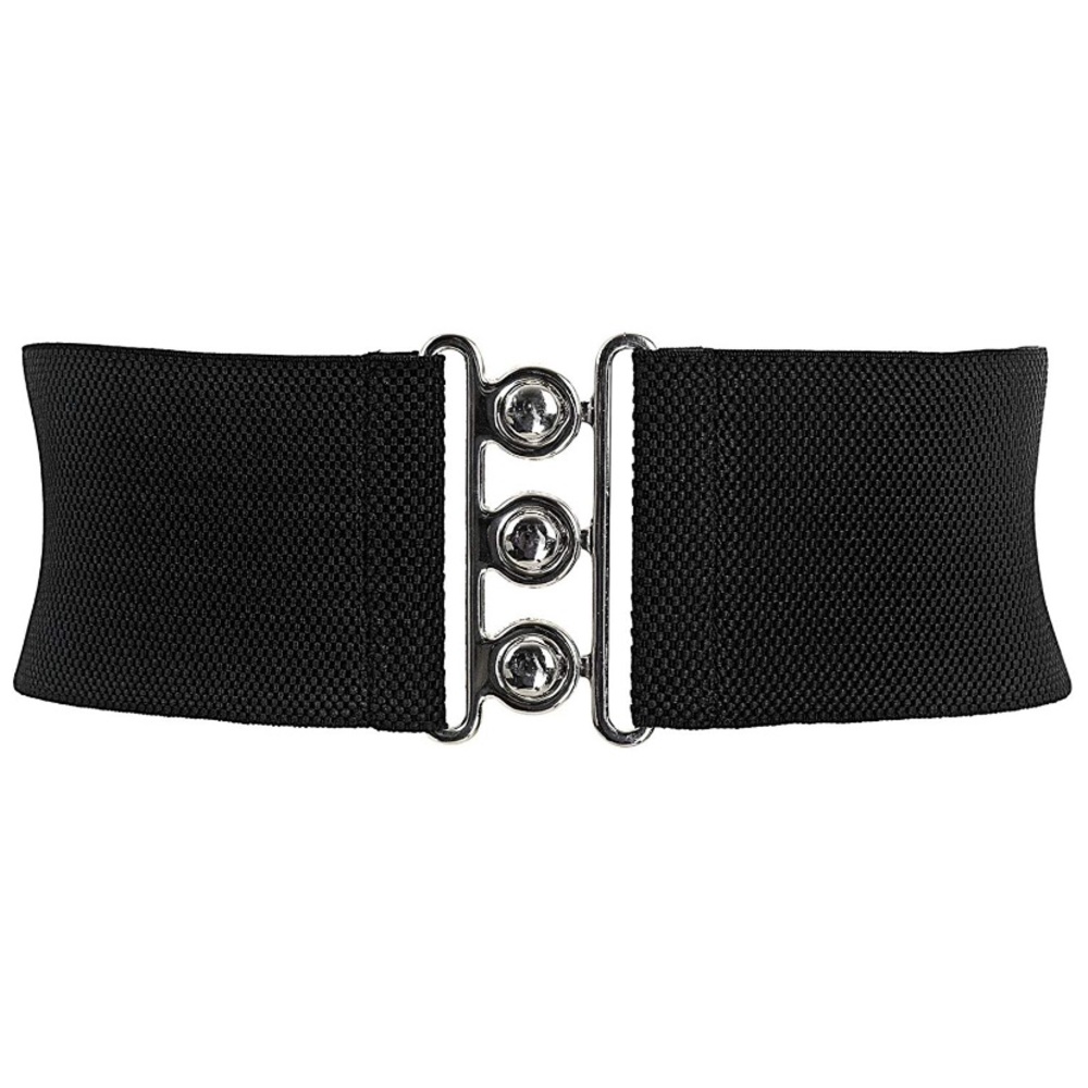 🔮 Vintage Wide Hook Elastic Waist Belt - Stretchy